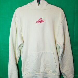 100 Thieves Embroidered Hoodie Men's Medium Light Green Optic -EUC